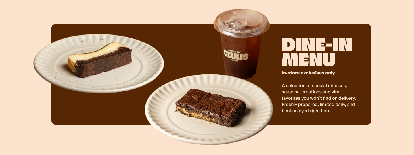 Dine-In Menu Exclusives