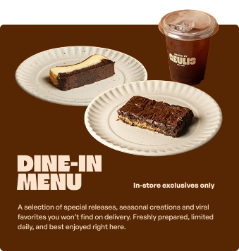 Dine-In Menu Exclusives
